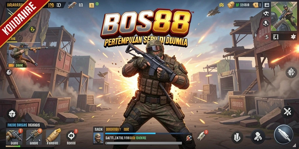 Gameplay BOS88 yang mendebarkan dalam pertempuran Battle Royale.