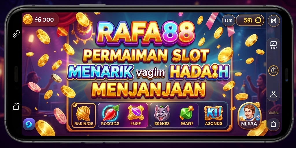 Screenshot gameplay RAFA88 menunjukkan fitur slot yang menarik dan beragam tema.