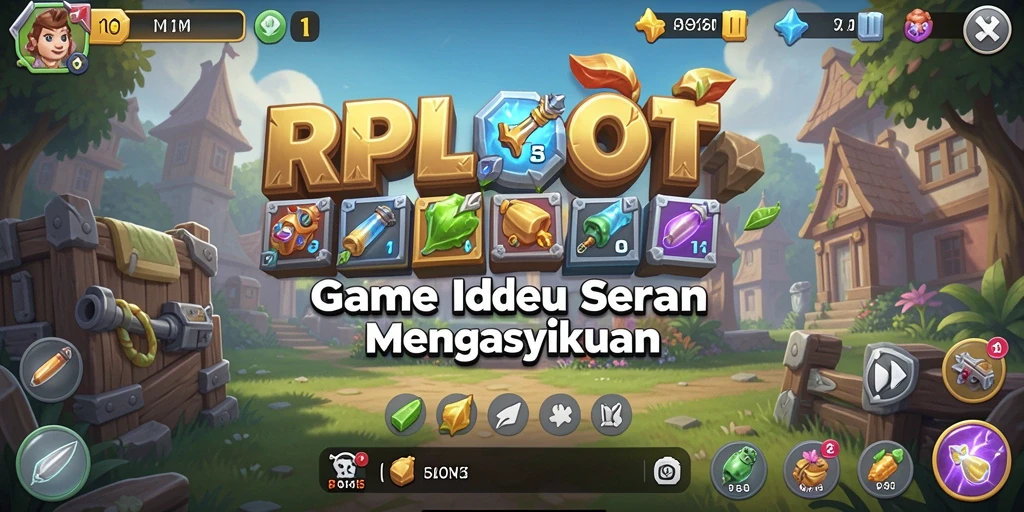 Tampilan screenshot gameplay <strong>RPLOOT</strong> yang menampilkan aksi seru dan loot yang menggiurkan.