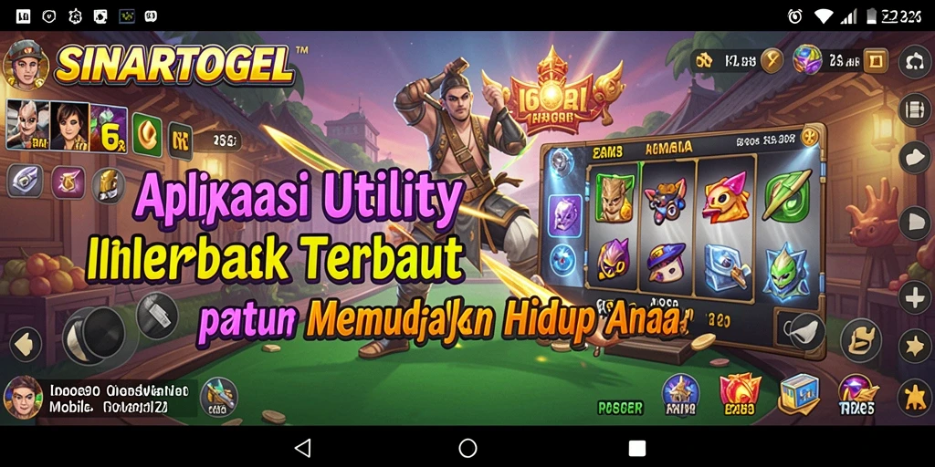 Tampilan antarmuka utama SINARTOGEL yang menarik dan mudah digunakan.