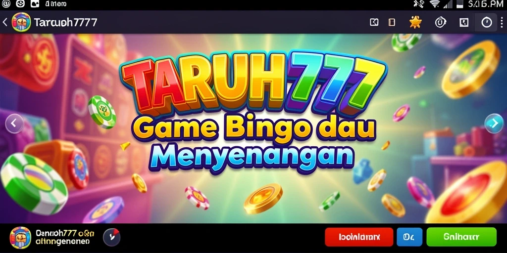 Tampilan gameplay TARUH777 yang seru saat bermain Bingo.
